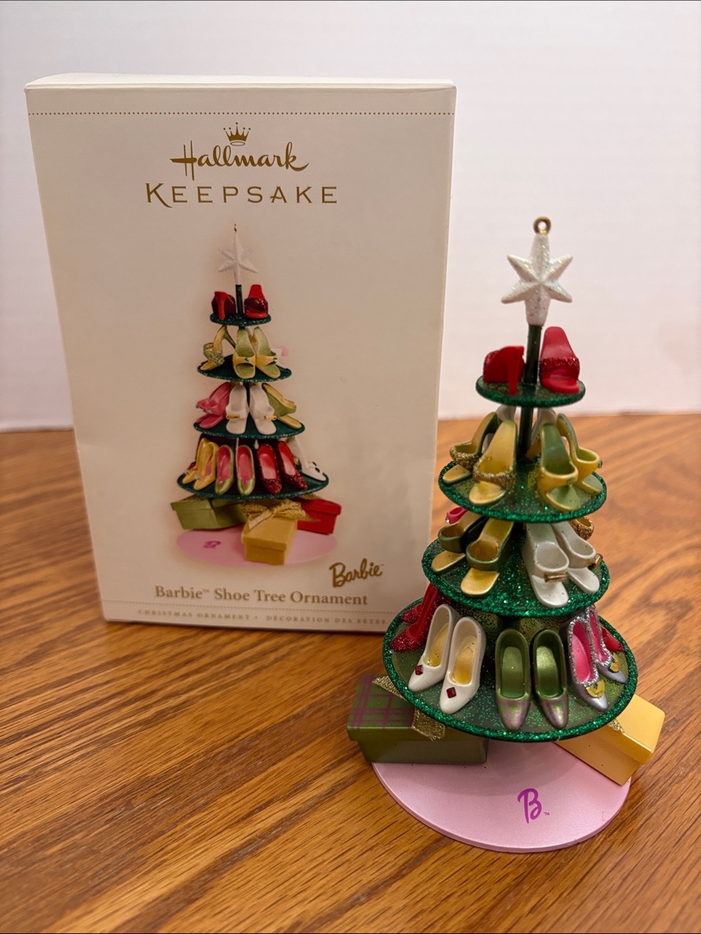 Hallmark Keepsake Barbie Shoe Tree Ornament - Multicolor